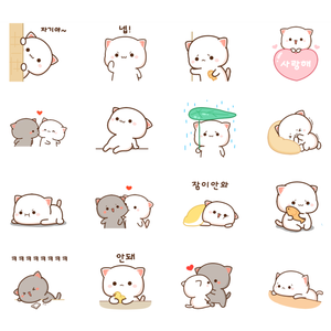 【News】MochiMochi Peach Cat Vol.6 stickers on  KAKAO!