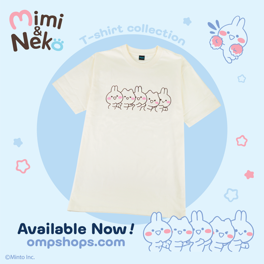 T-Shirt Mimi Neko and Friends Cream